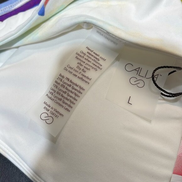 CALIA Women's Double Strap Triangle Bikini Swim Top - Picture 7 of 7